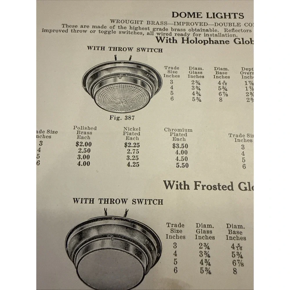 VTG 1930 Print Ad Perko Marine Searchlight Boat Light Ship Yacht Ocean Costal